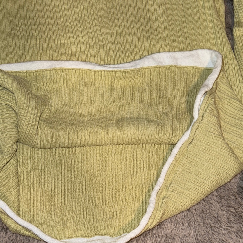 XL Layered V-Neck Long Sleeve Spring Green - Picture 9 of 11
